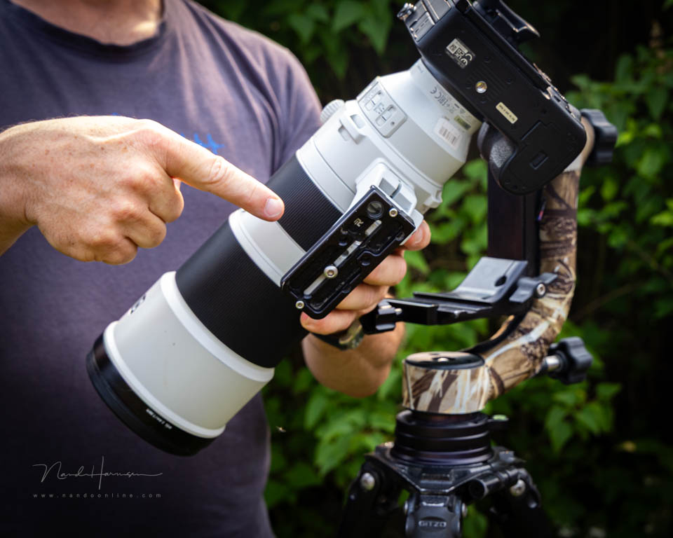 Nando setting up a gimbal head 2 Nando setting up a gimbal head 2