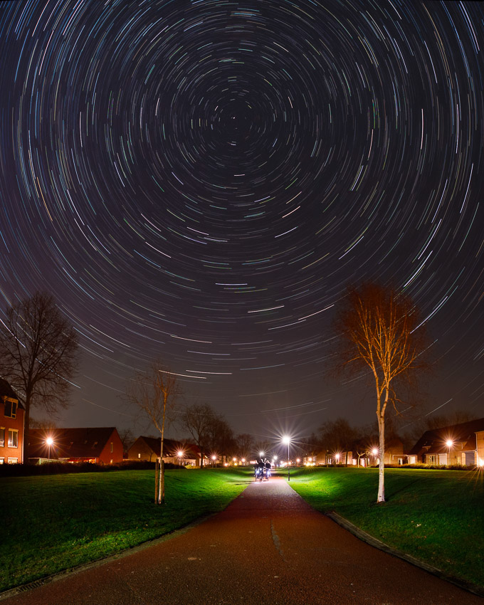 Nando star trail night photo