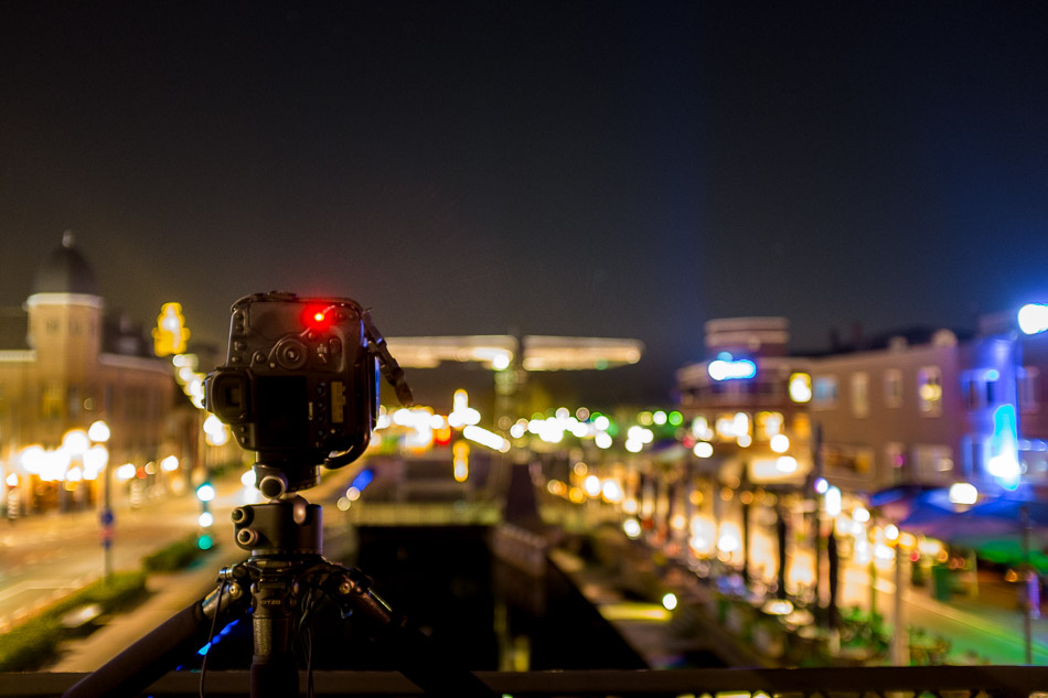 Nando photographing star trails
