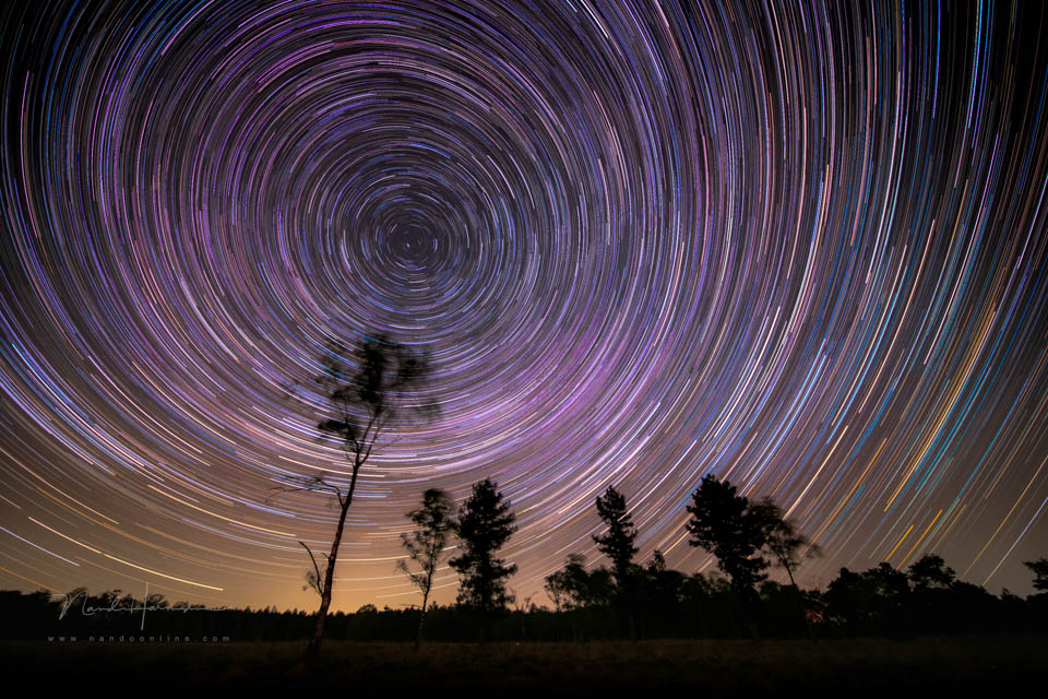 Nando star trails Earth's rotation Nando star trails Earth's rotation