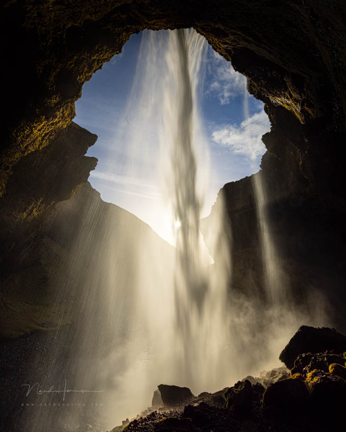 Nando waterfall in Iceland Nando waterfall in Iceland