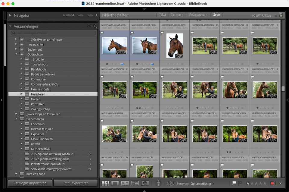 Nando adds photos to collections after import Nando adds photos to collections after import