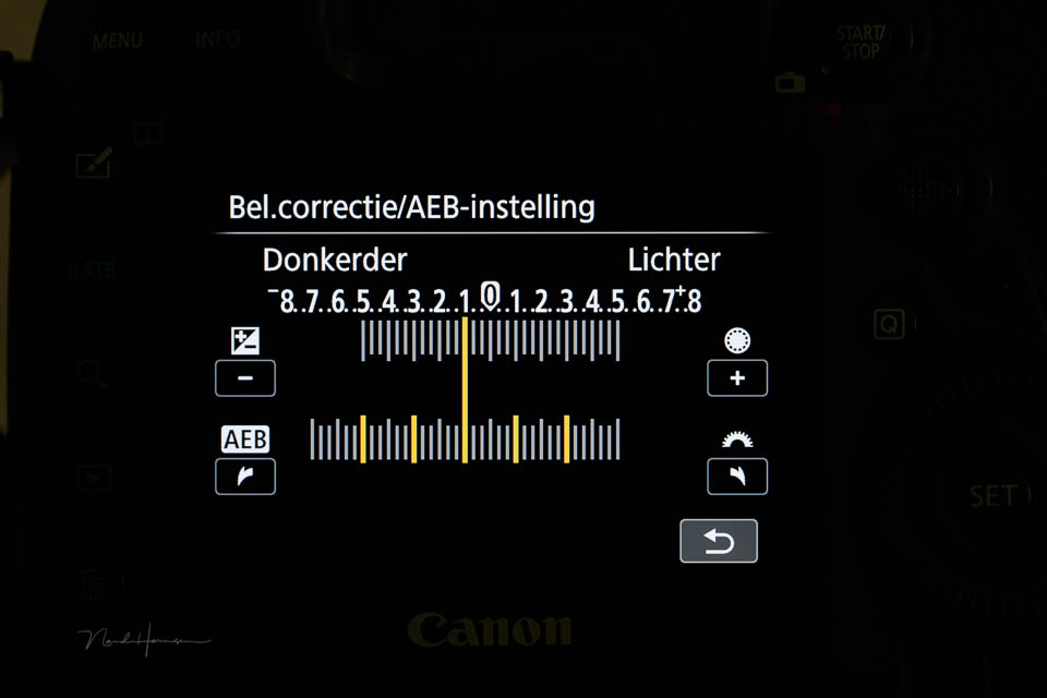 Nando bracketing function Canon Nando bracketing function Canon