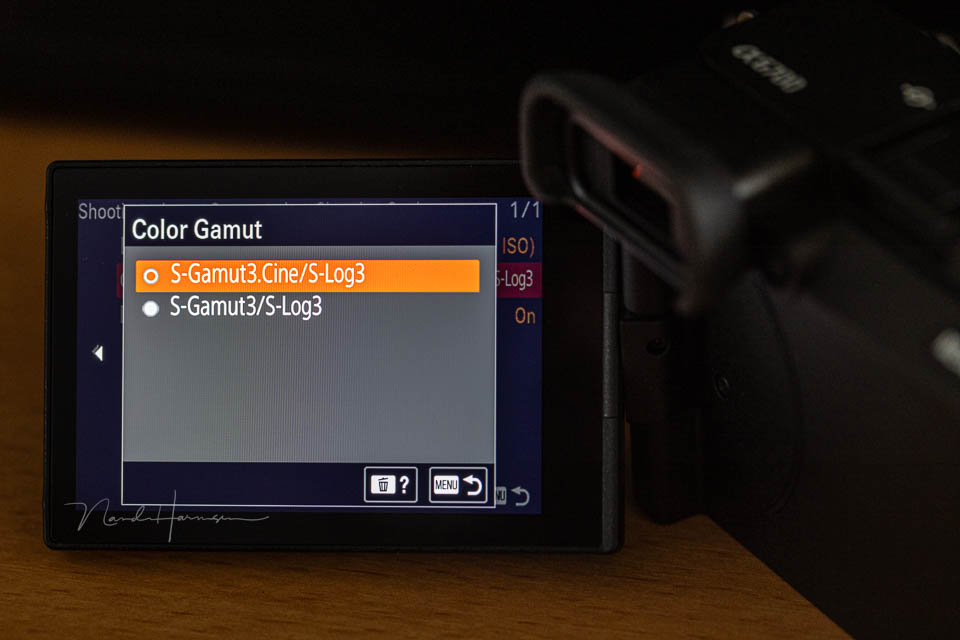 Nando camera settings video a6700