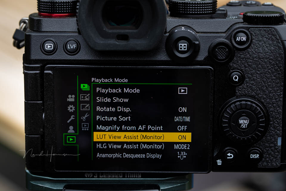 Nando camera settings video Lumix S5