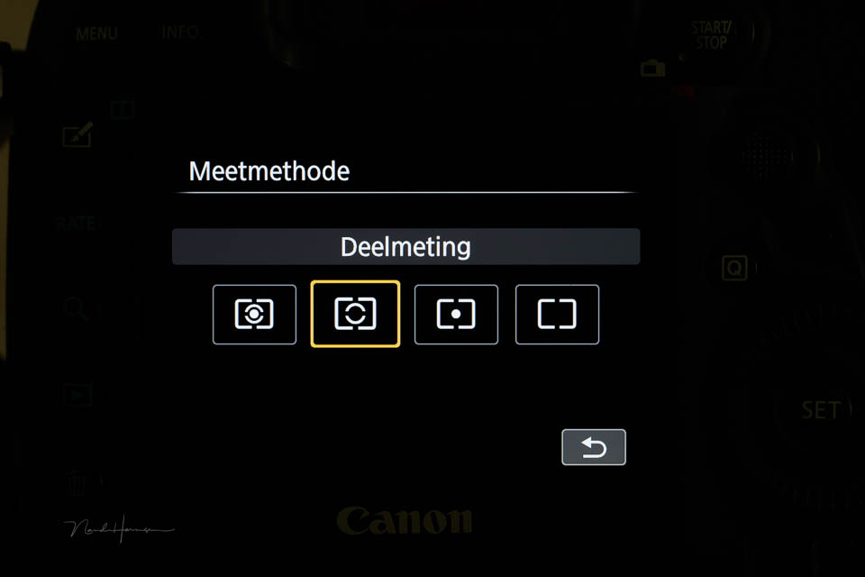 Nando partial metering Canon
