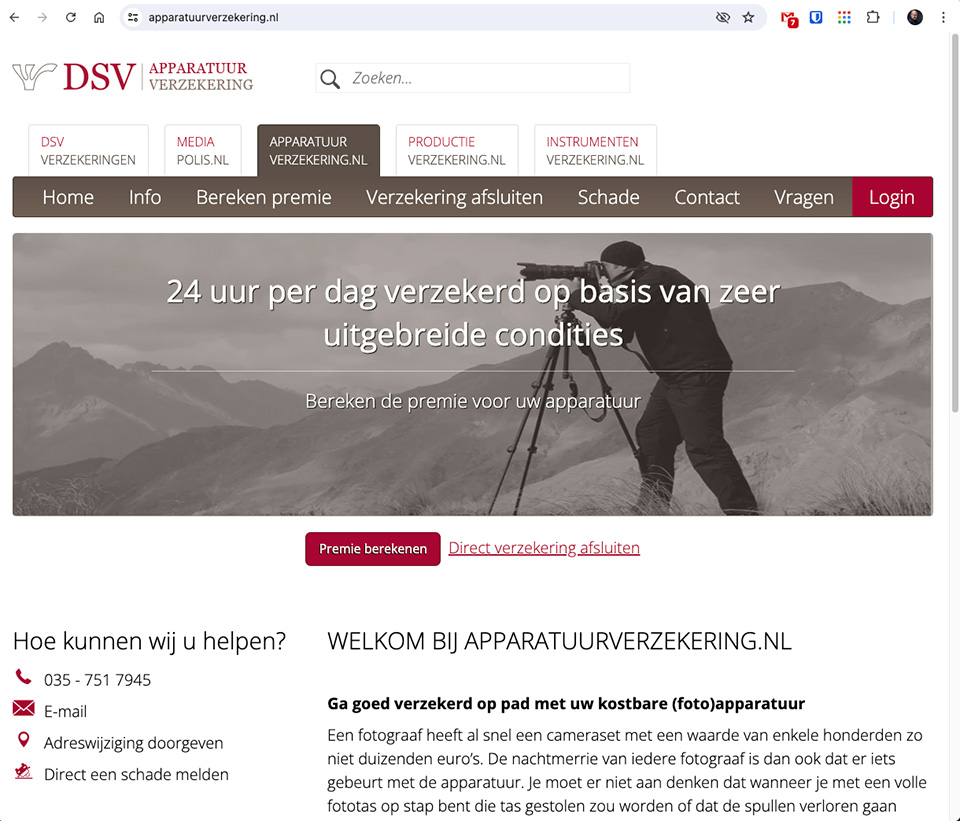 Nando DSV equipment insurance Nando DSV equipment insurance