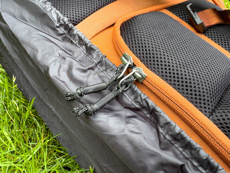 Nando camera backpack rain cover zip 1