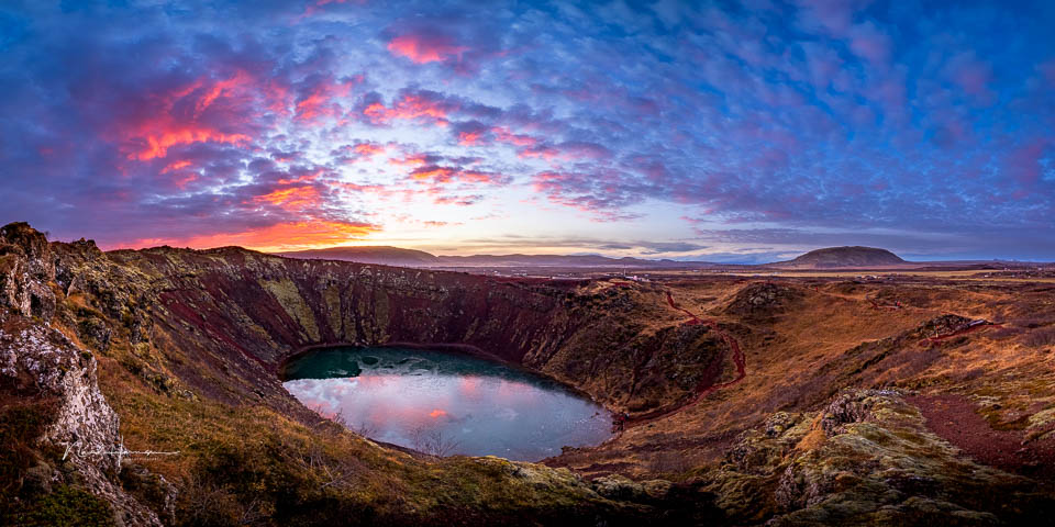 Nando Iceland crater Nando Iceland crater