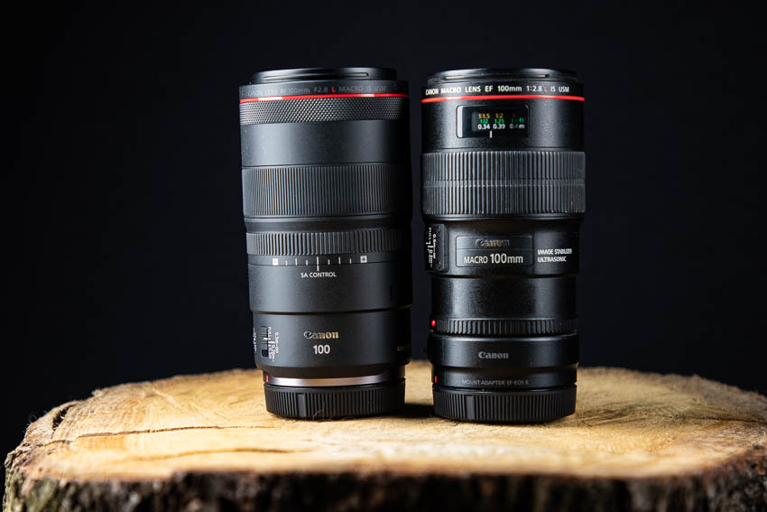 Nando rf and ef macro lens side by side Nando rf and ef macro lens side by side