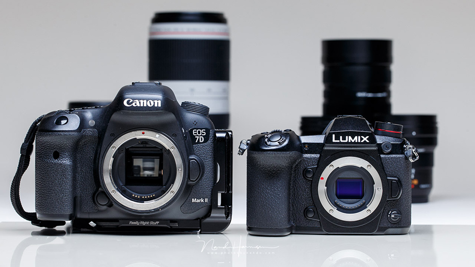 Canon EOS 7D mark II and the Panasonic GX9 Canon EOS 7D mark II and the Panasonic GX9