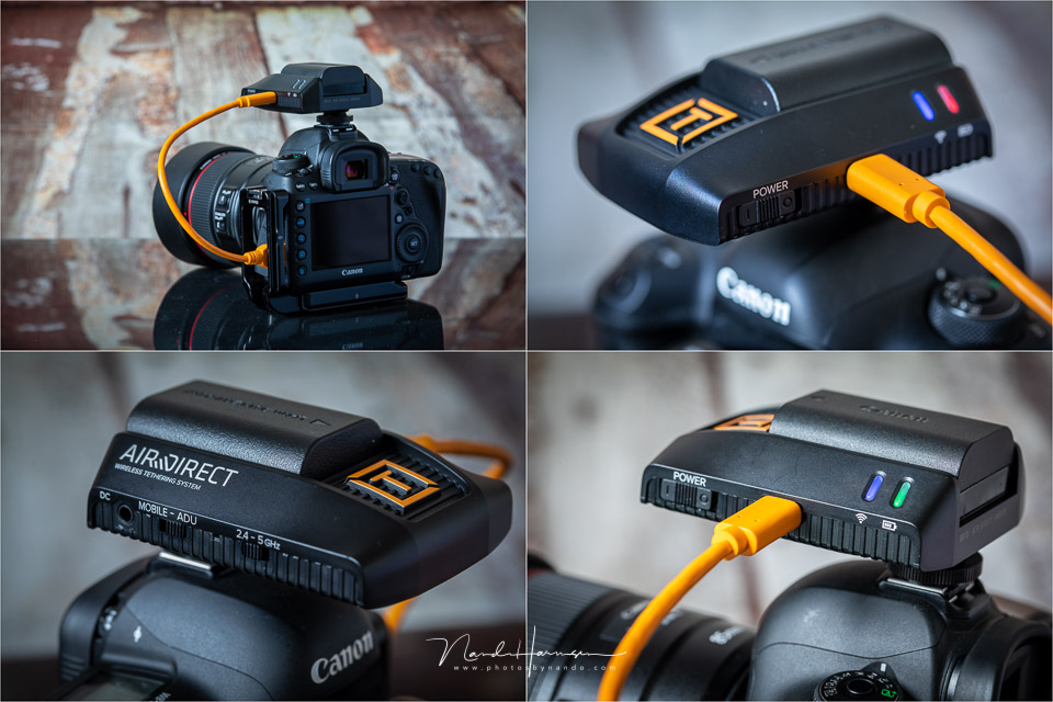 Air Direct on the camera
