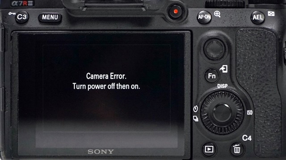 Sony error Sony error