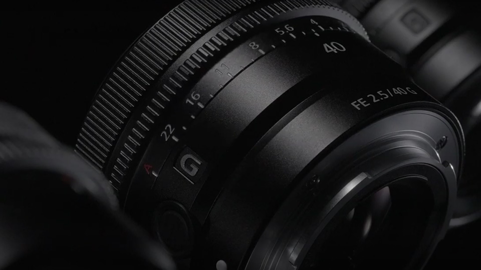 Sony G lenses close-up Sony G lenses close-up