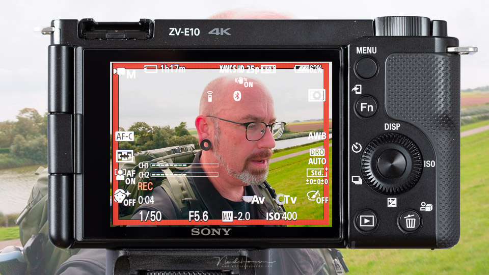 Sony ZV-E10 recording screen Sony ZV-E10 recording screen