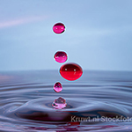 High-speed water droplets photography