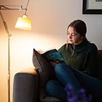 Portrait photography tip: Light from lamps