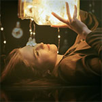 Christmas lights as lighting in your portrait photos