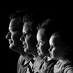 Flash photography tip: Low-key en profil portrait