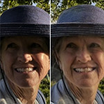 Removing shadows from faces with AI