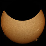 The Partial Solar Eclipse as a Time-lapse