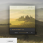 Skylum's next-generation Accent AI filter for Luminar