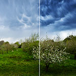 Make clouds soft and fluffy, not hard and harsh