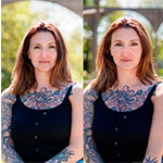 Effect of focal length in portraits