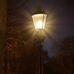 Night photography tip: the eye is drawn to the brightest point