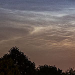 Photographing noctilucent clouds