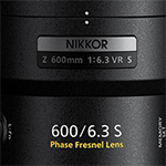 Nikon announces the Nikkor Z 600mm f/6.3 VR S super-telephoto lens