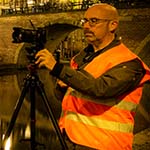 Night photography tip: wear a reflective vest for your safety