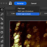 Editing raw files in Affinity Photo