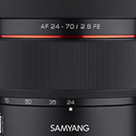 Samyang's first zoom lens: the AF 24-70mm f/2.8 FE